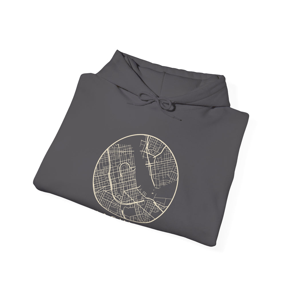 Nashville Street Map Hoodie