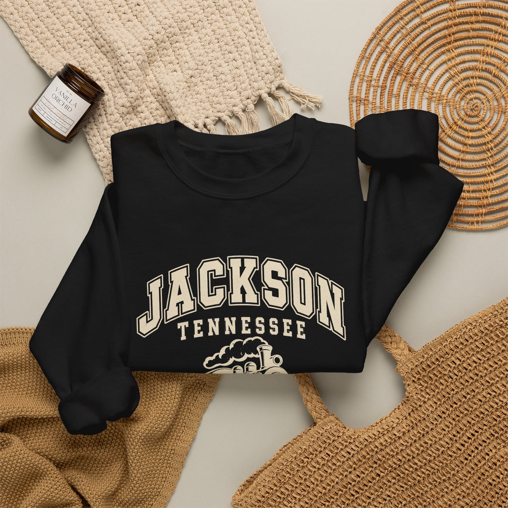 Jackson Vintage Varsity Crewneck Sweatshirt