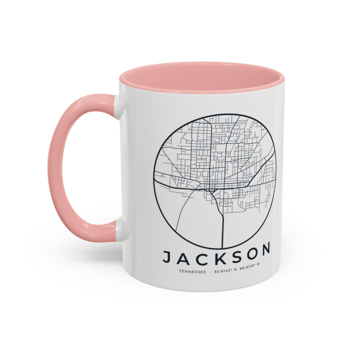 Jackson Street Map Accent Mug