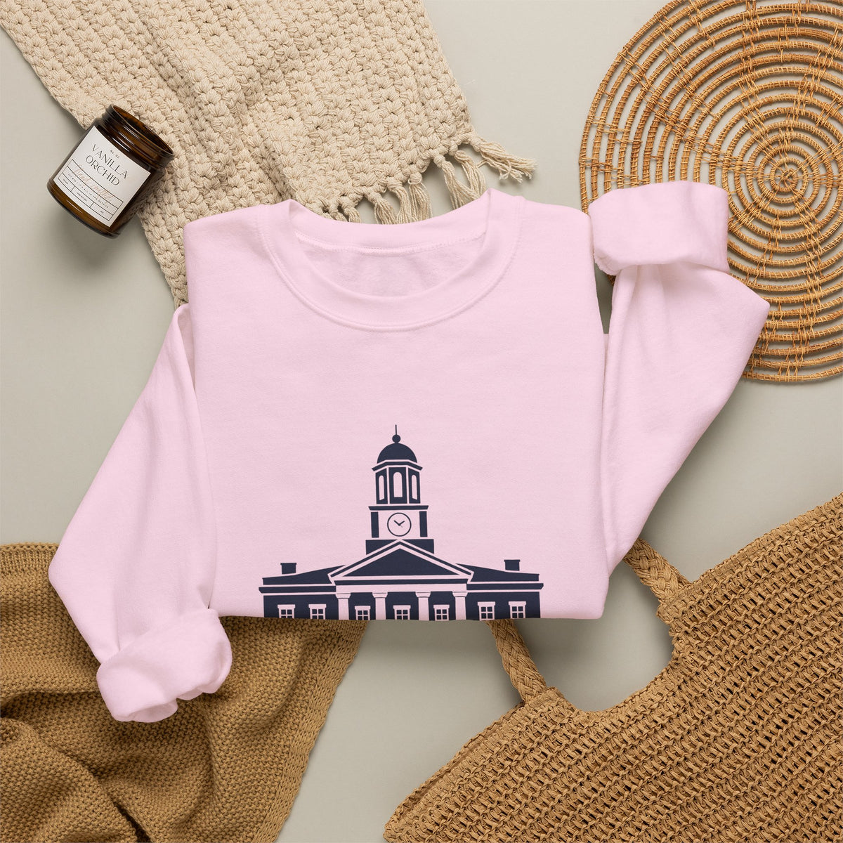 Murfreesboro Rutherford County Courthouse Crewneck Sweatshirt