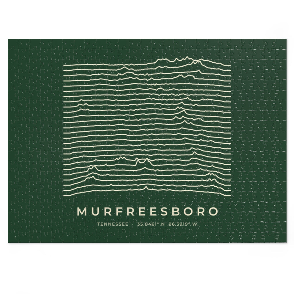 Murfreesboro Ridgeline Puzzle (Forest Green)