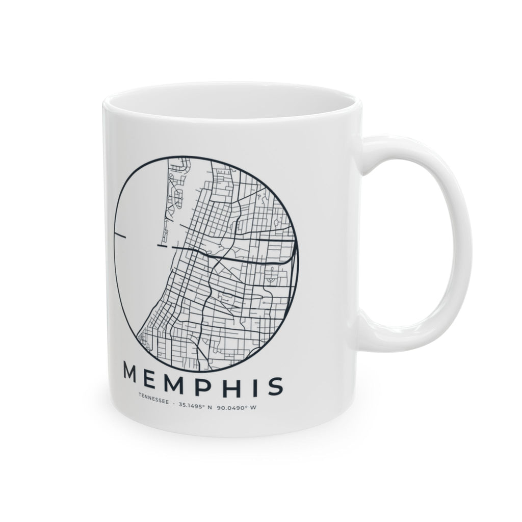 Memphis Street Map Mug