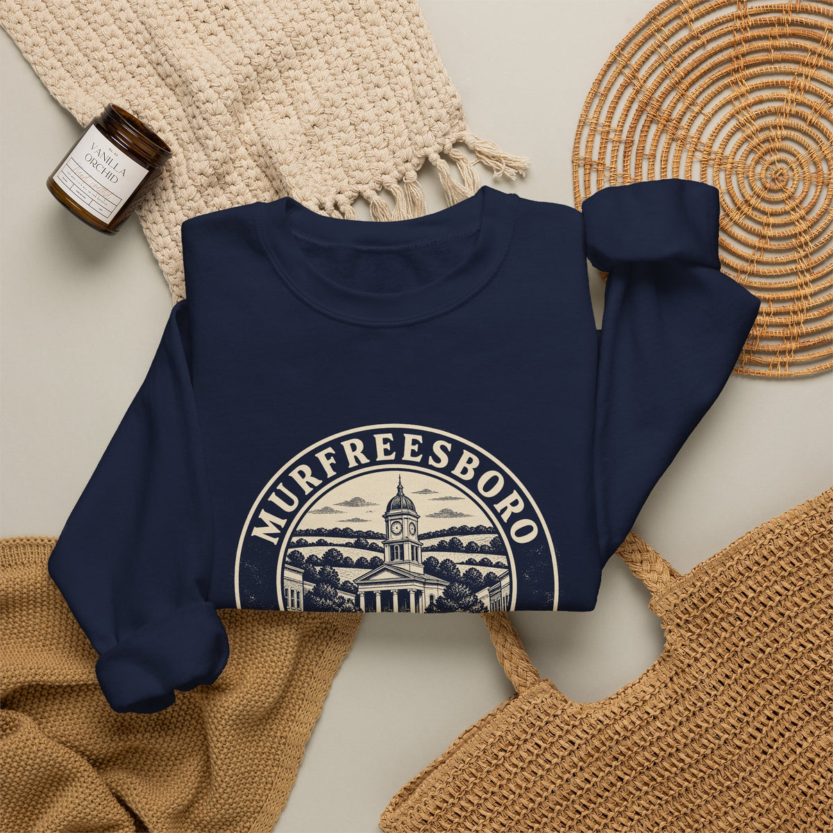 Murfreesboro Park Badge Crewneck Sweatshirt
