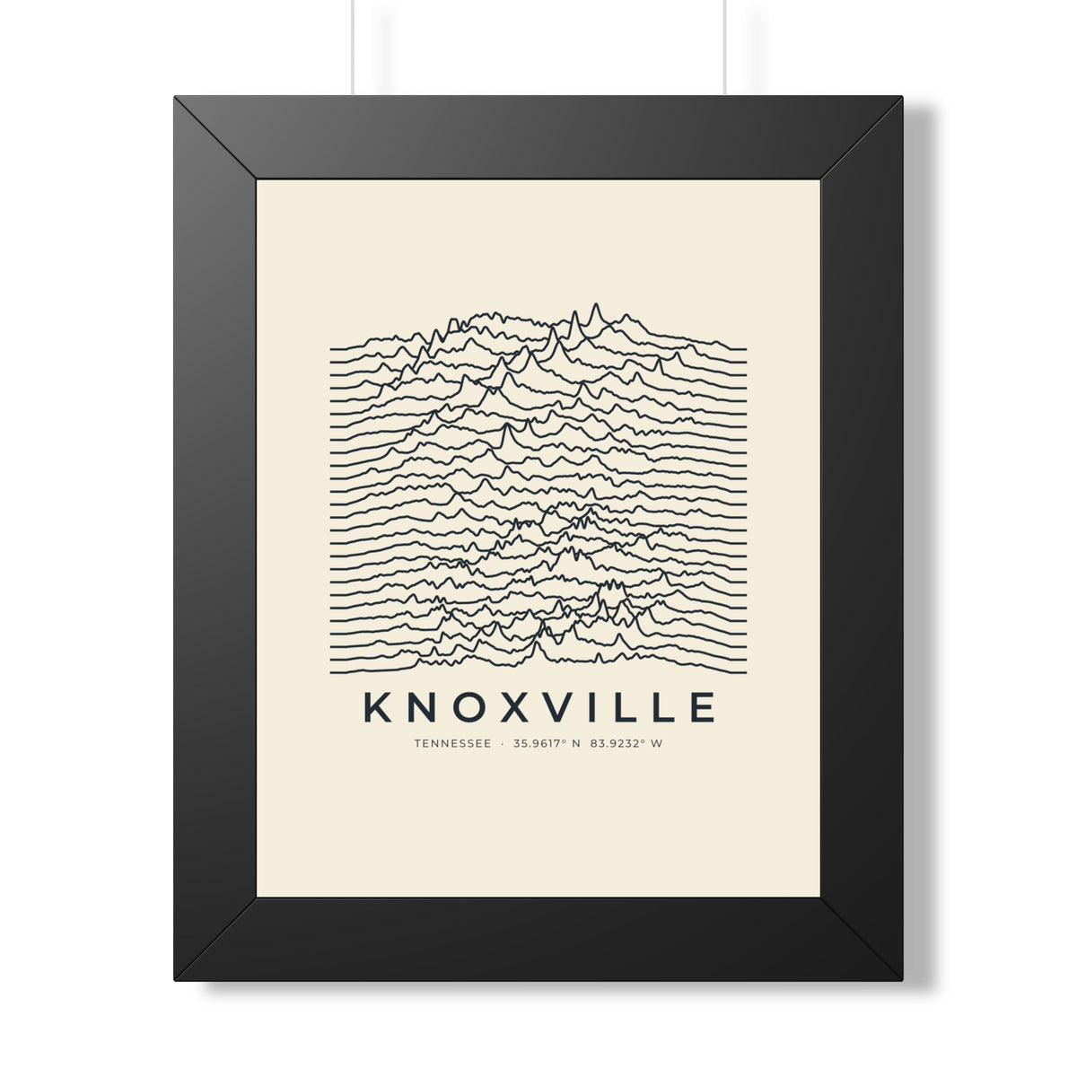 Knoxville Ridgeline Framed Print
