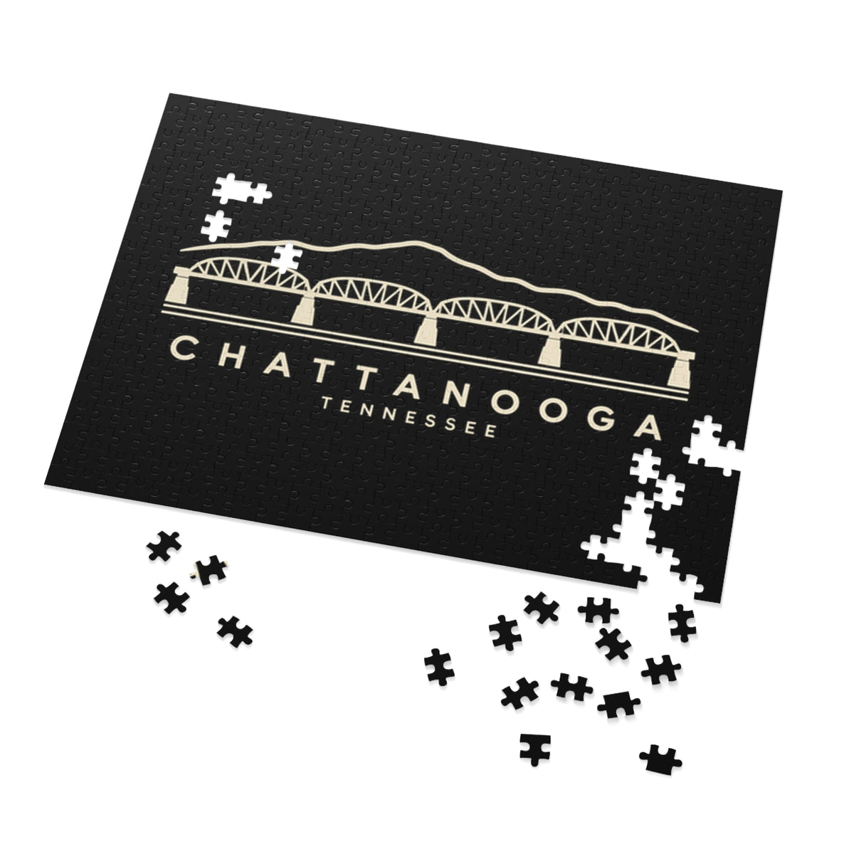 Chattanooga Walnut Street Bridge Puzzle (Black)