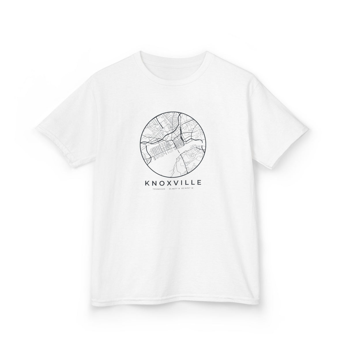 Knoxville Street Map Kids T-Shirt