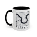 Knoxville Topo Map Accent Mug