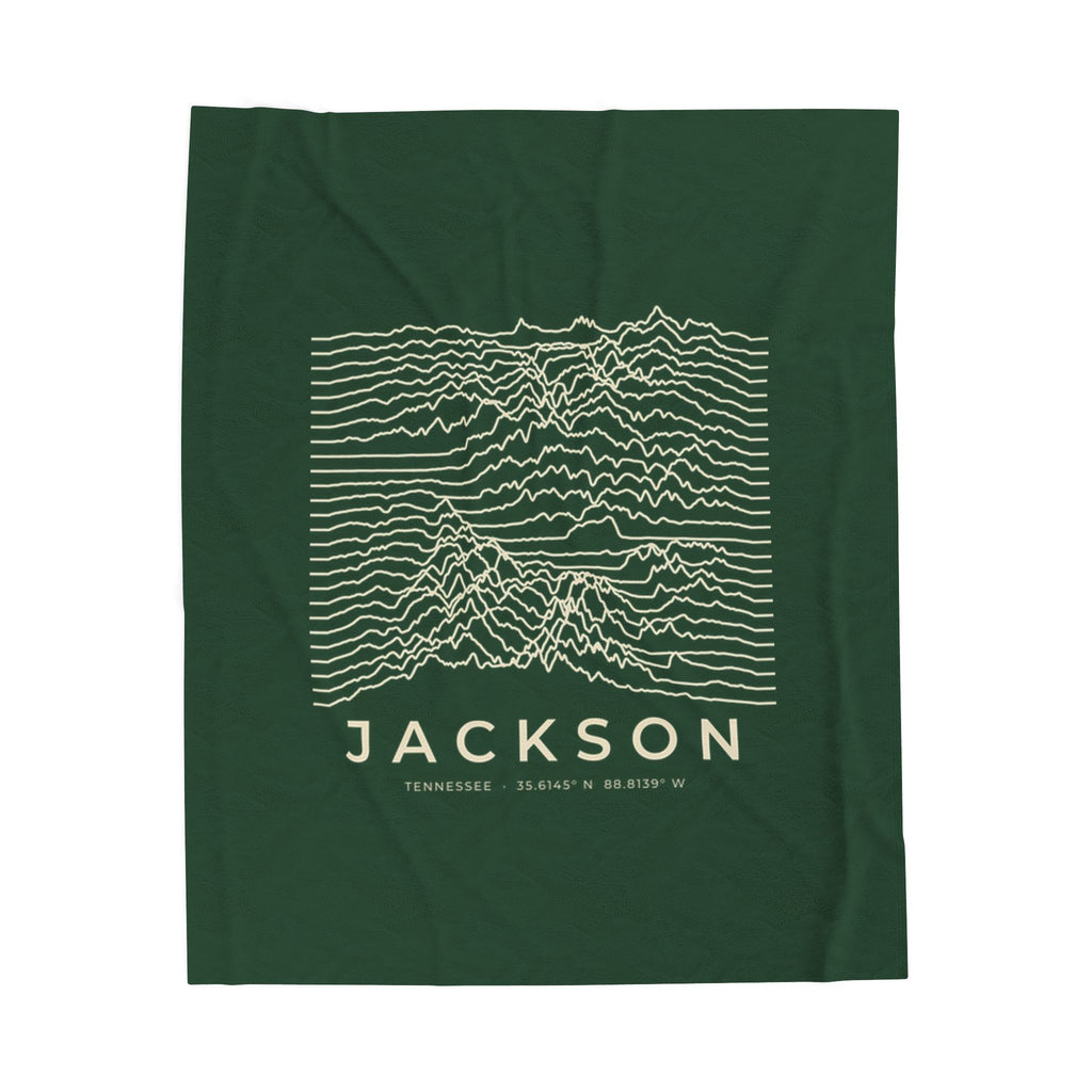 Jackson Ridgeline Blanket (Forest Green)