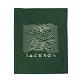 Jackson Ridgeline Blanket (Forest Green)