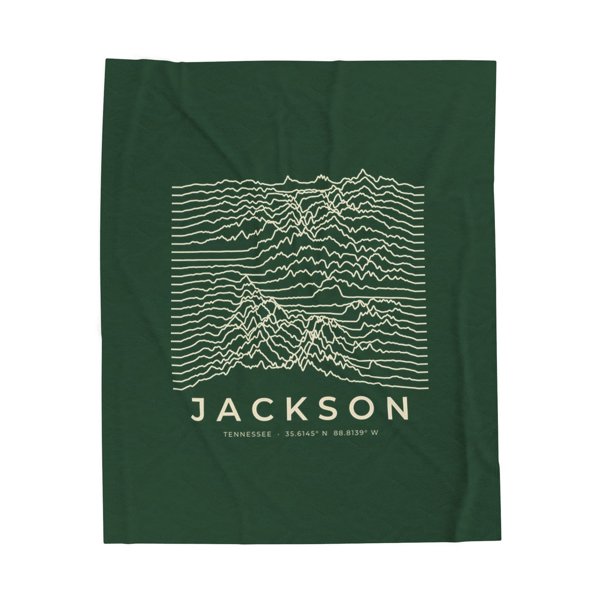 Jackson Ridgeline Blanket (Forest Green)