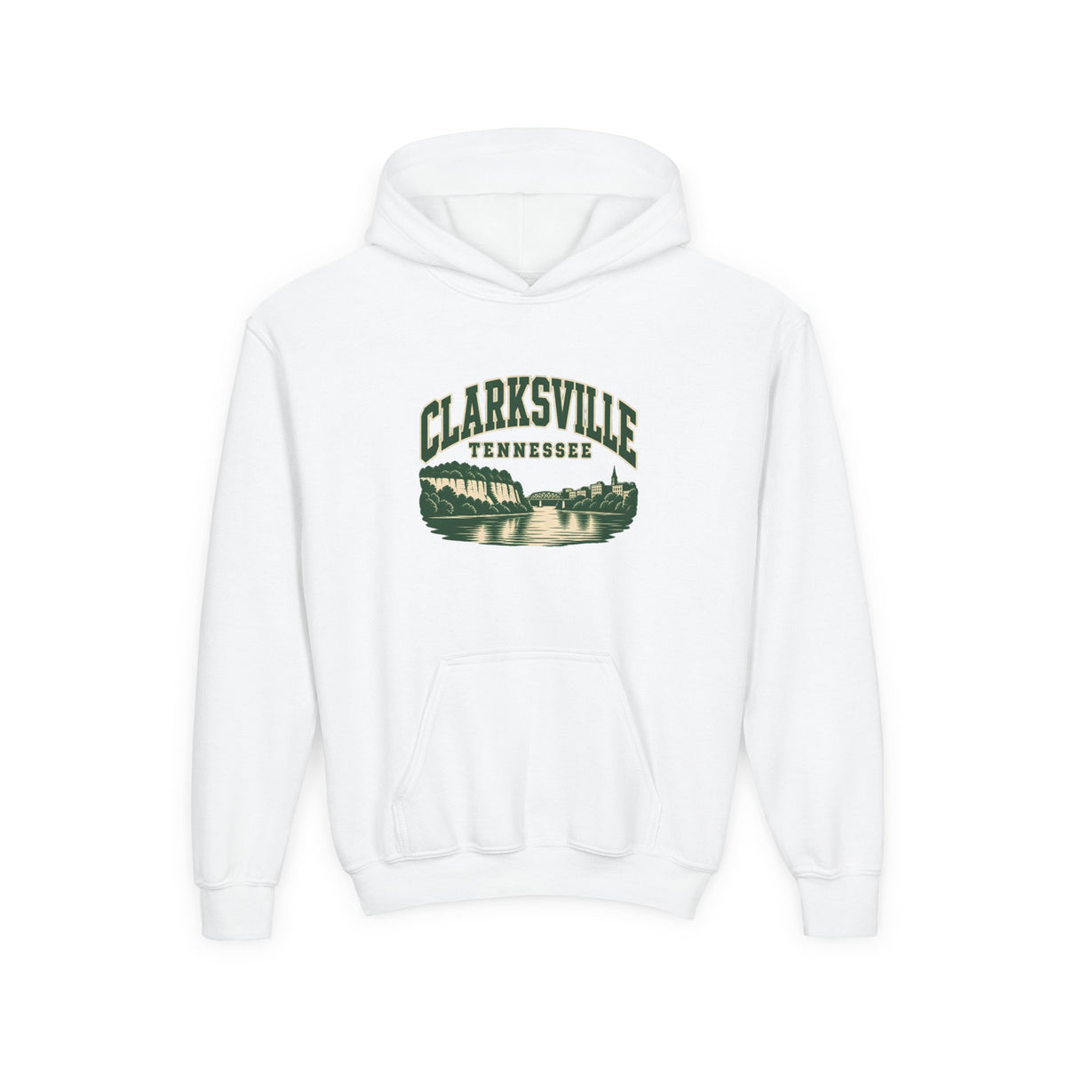 Clarksville Vintage Varsity Kids Hoodie