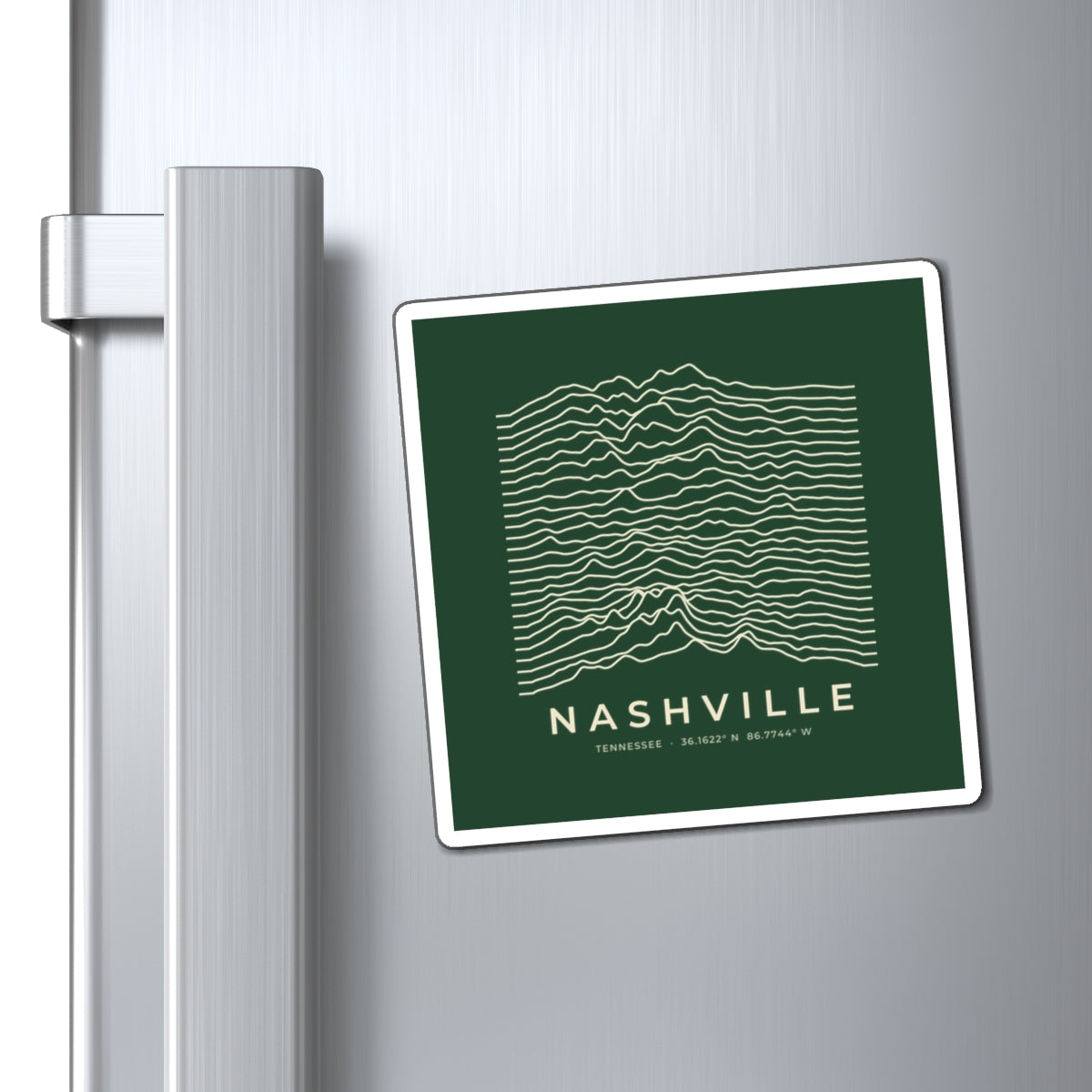 Nashville Ridgeline Magnet (Forest Green)