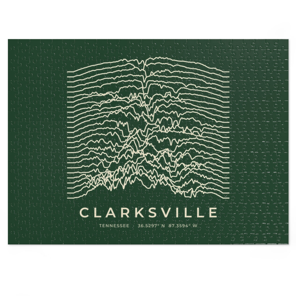 Clarksville Ridgeline Puzzle (Forest Green)