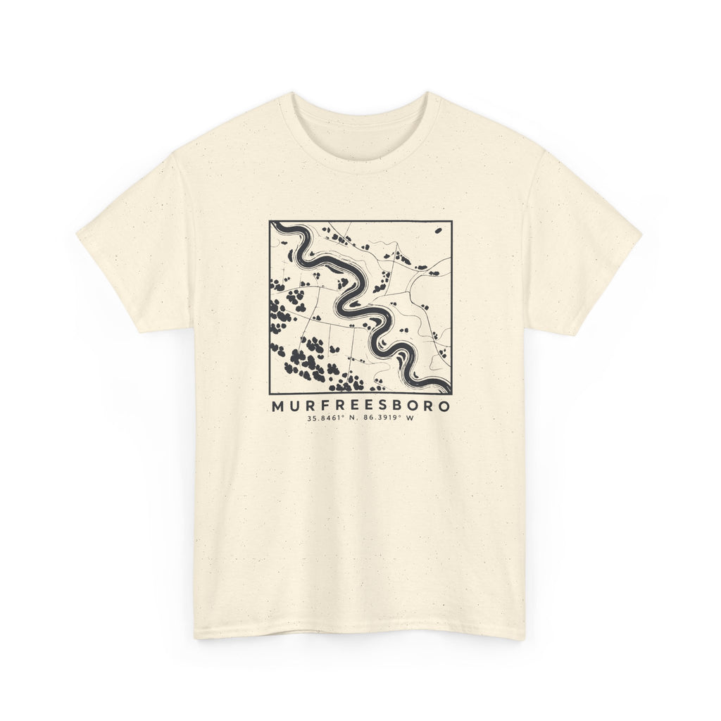Murfreesboro Topo Map T-Shirt