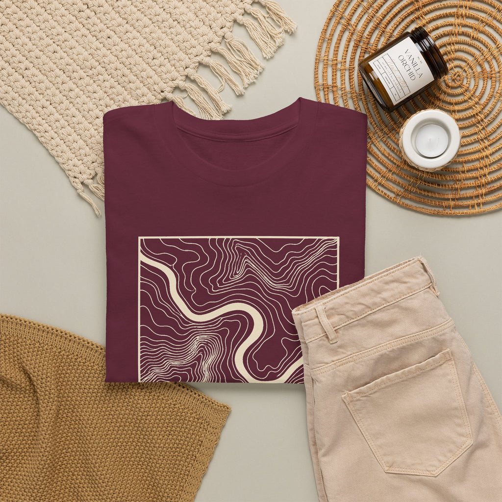 Chattanooga Topo Map T-Shirt