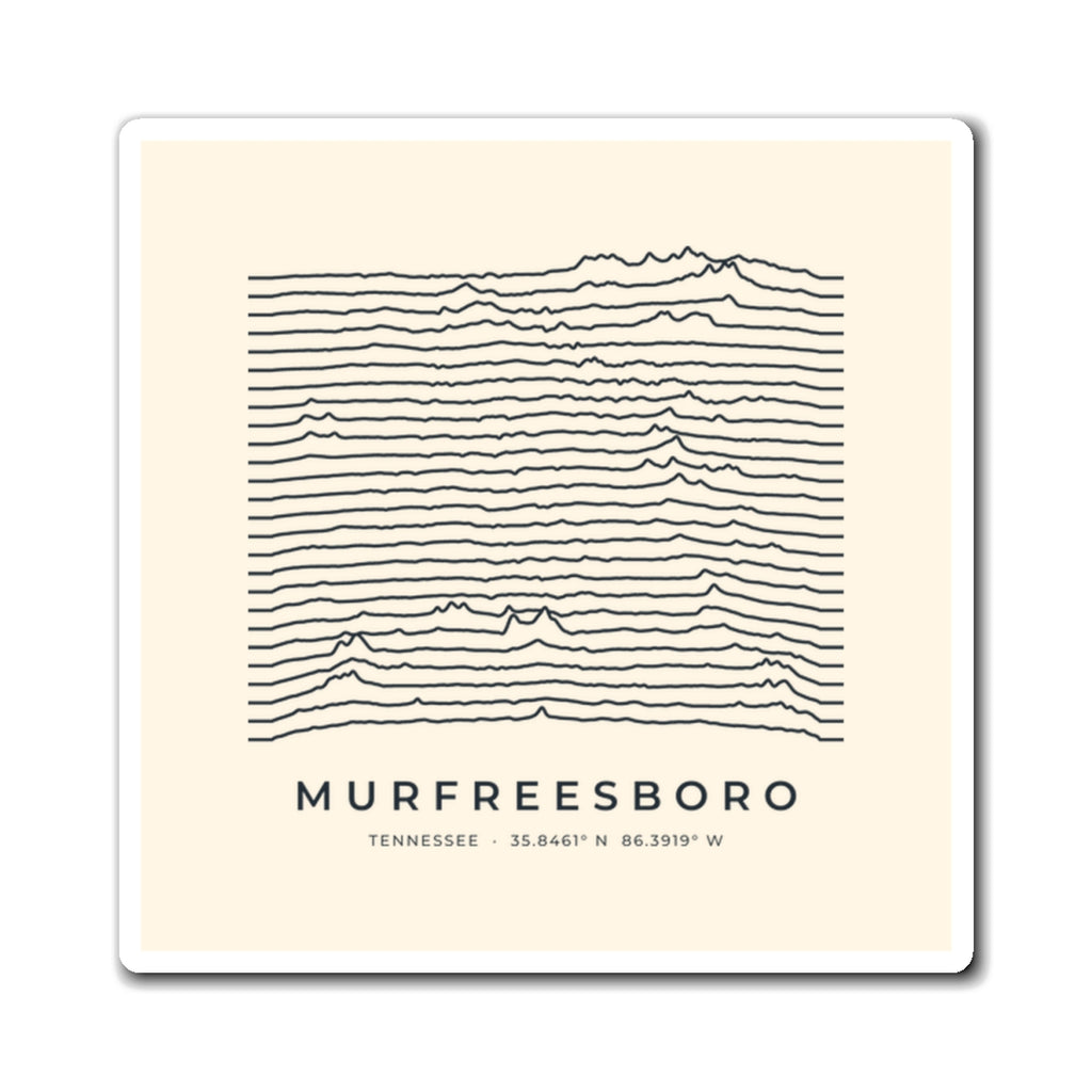 Murfreesboro Ridgeline Magnet