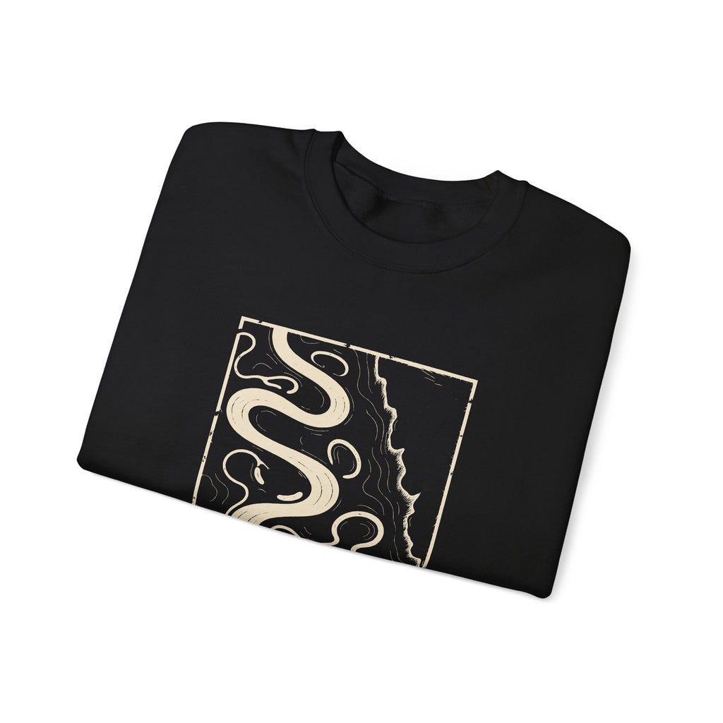 Memphis Topo Map Crewneck Sweatshirt