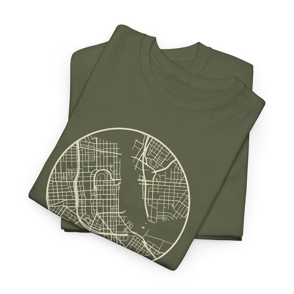 Nashville Street Map T-Shirt