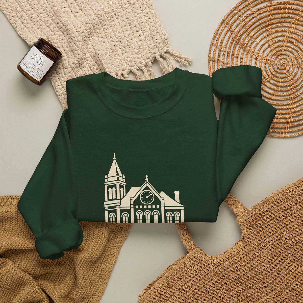 Clarksville Customs House Crewneck Sweatshirt
