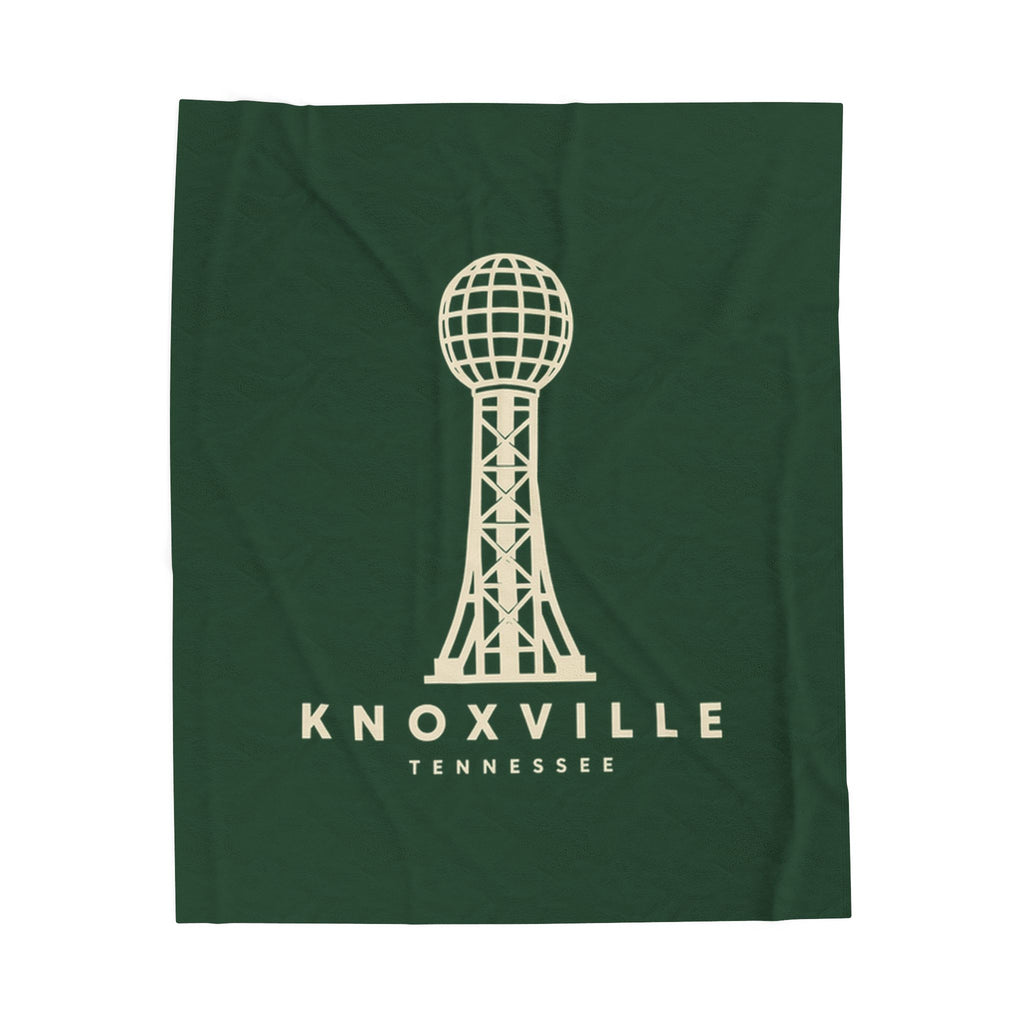 Knoxville Sunsphere Blanket (Forest Green)