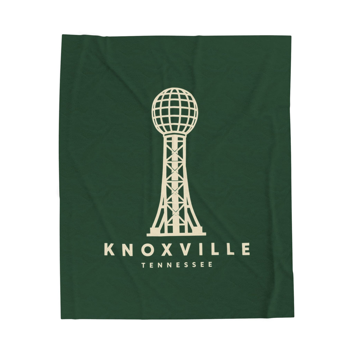 Knoxville Sunsphere Blanket (Forest Green)