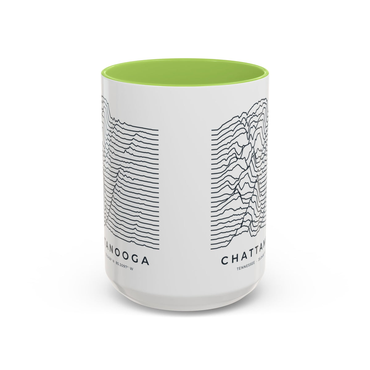 Chattanooga Ridgeline Accent Mug