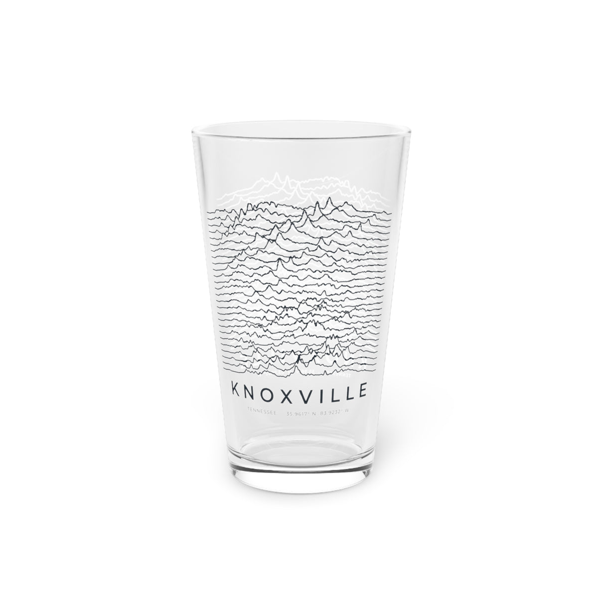 Knoxville Ridgeline Pint Glass