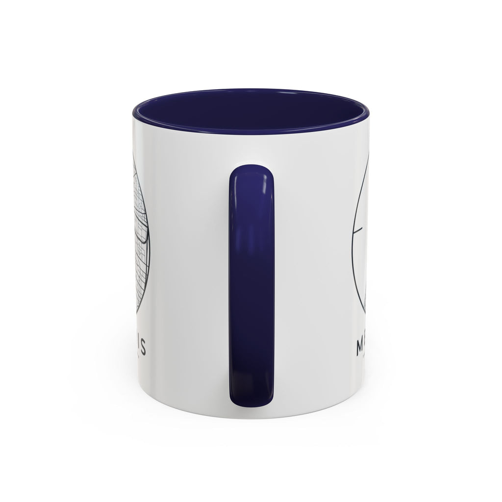 Memphis Street Map Accent Mug