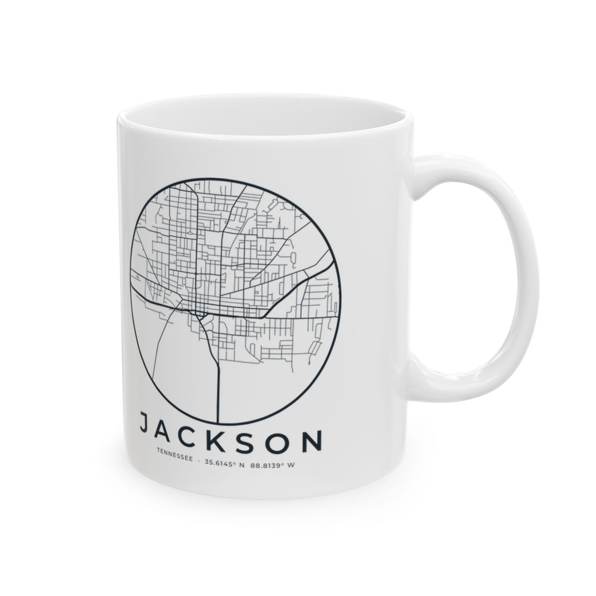 Jackson Street Map Mug
