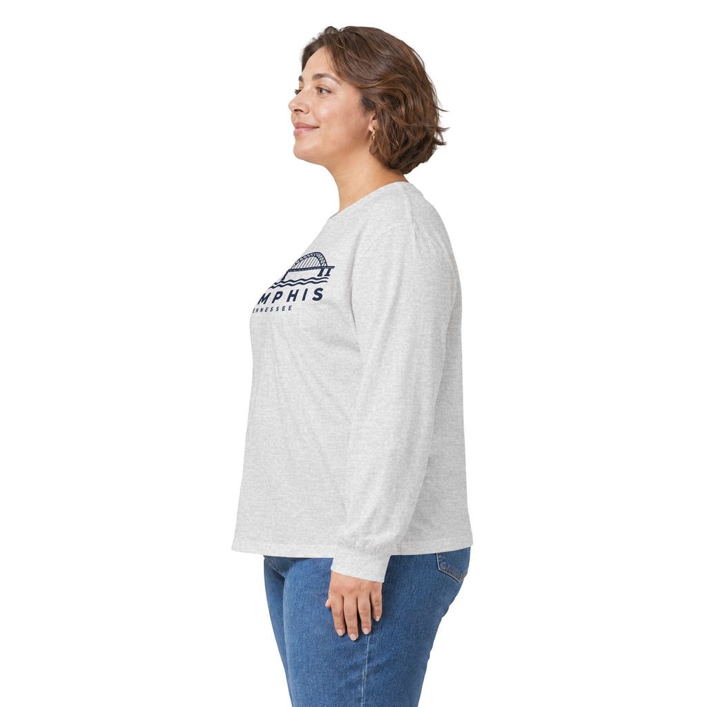 Memphis Hernando de Soto Bridge Long Sleeve T-Shirt