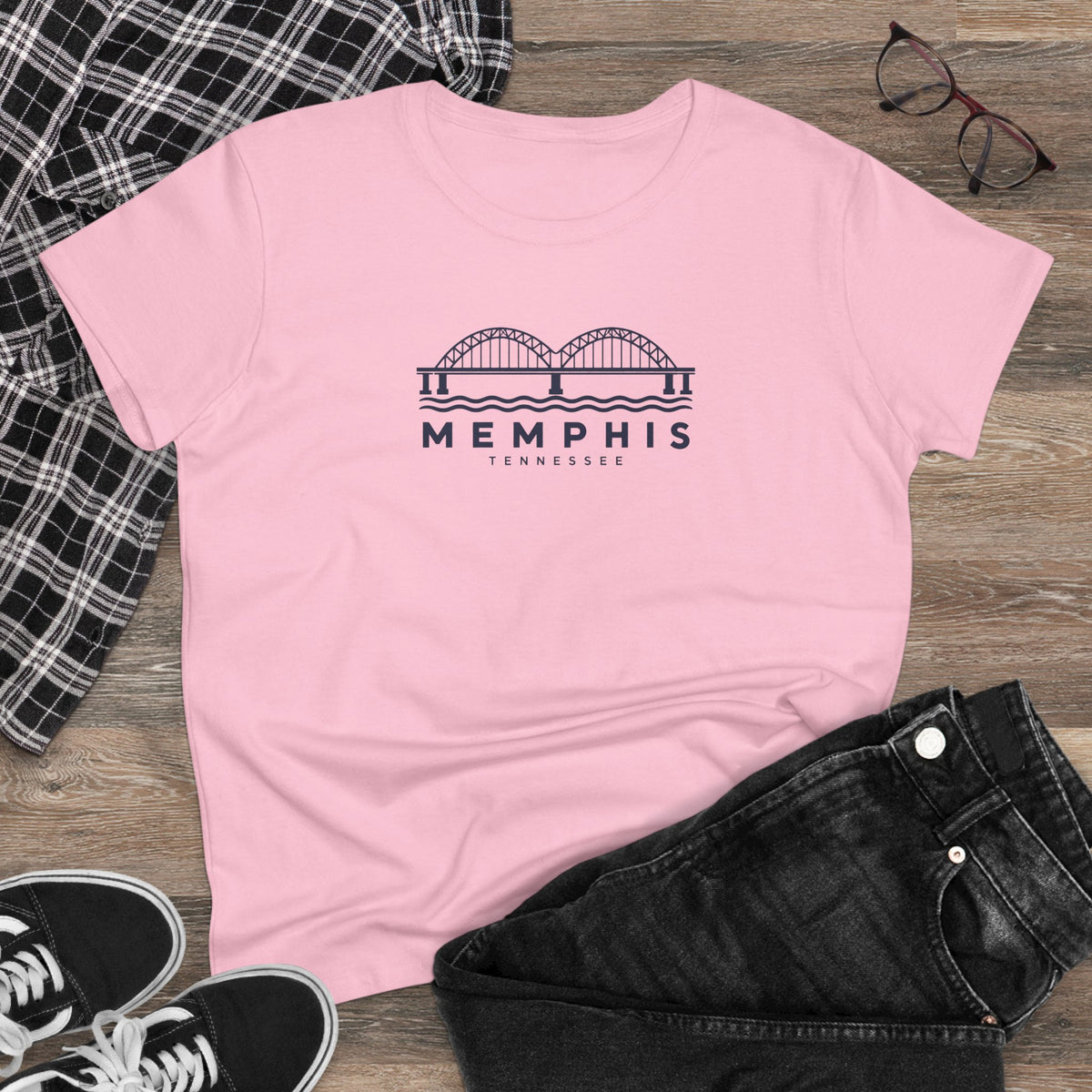 Memphis Hernando de Soto Bridge Women's T-Shirt
