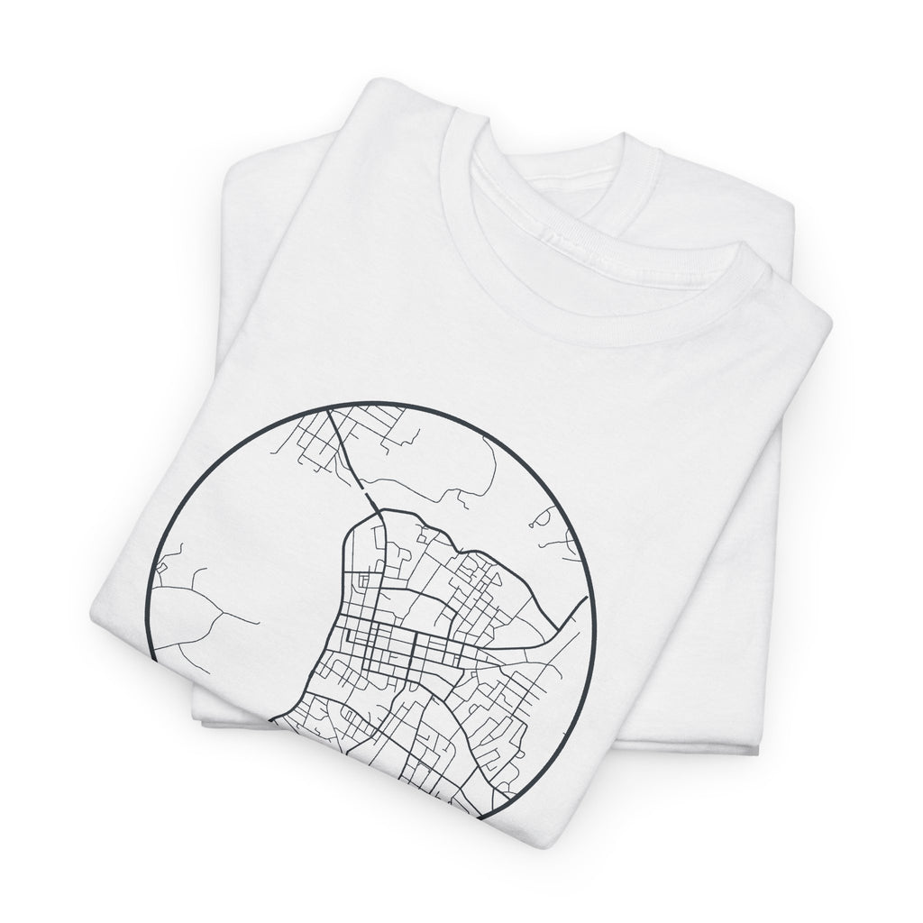 Clarksville Street Map T-Shirt