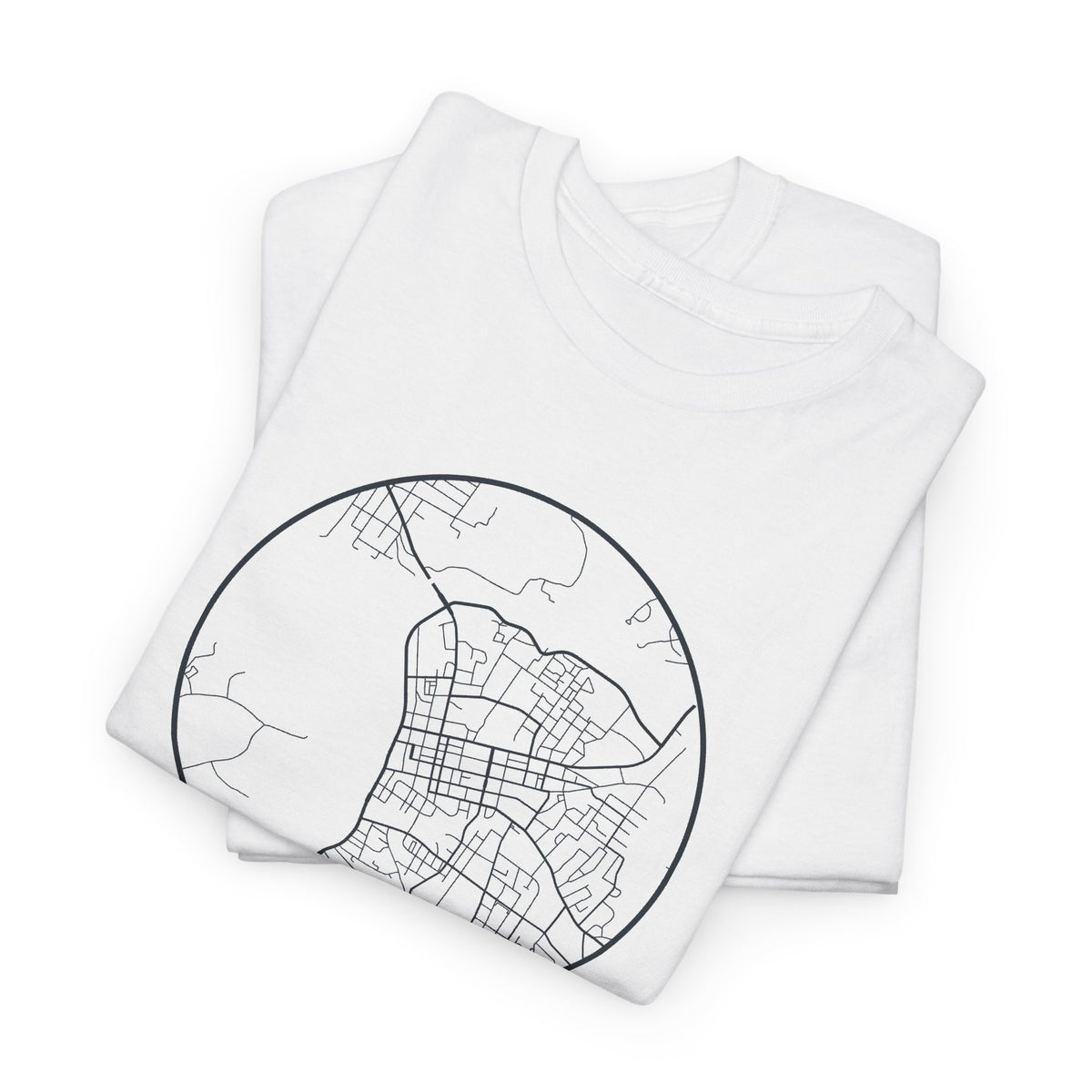 Clarksville Street Map T-Shirt