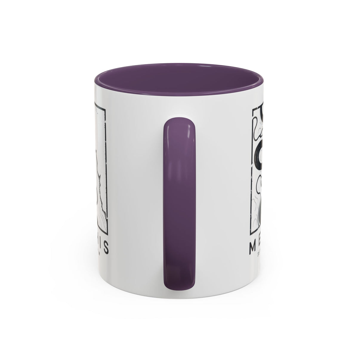 Memphis Topo Map Accent Mug