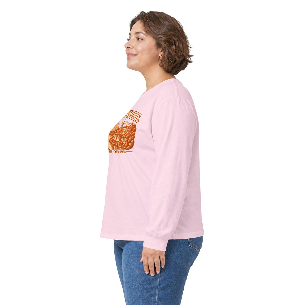 Clarksville Engraved Valley Long Sleeve T-Shirt