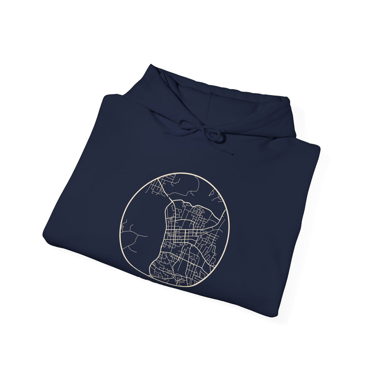 Clarksville Street Map Hoodie