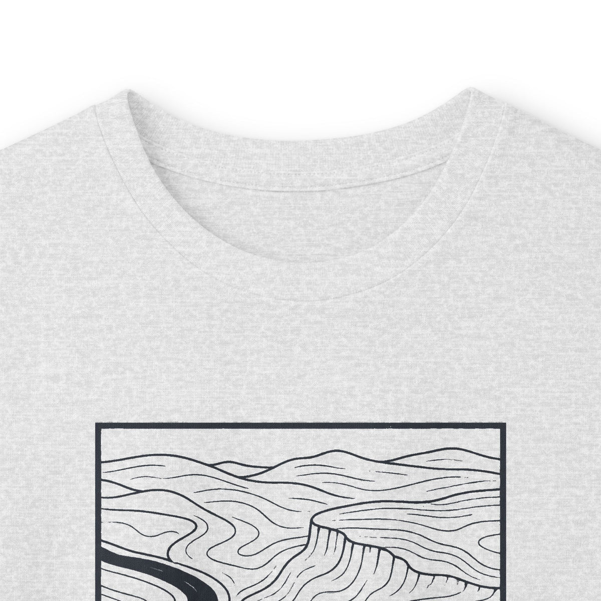 Clarksville Topo Map Long Sleeve T-Shirt