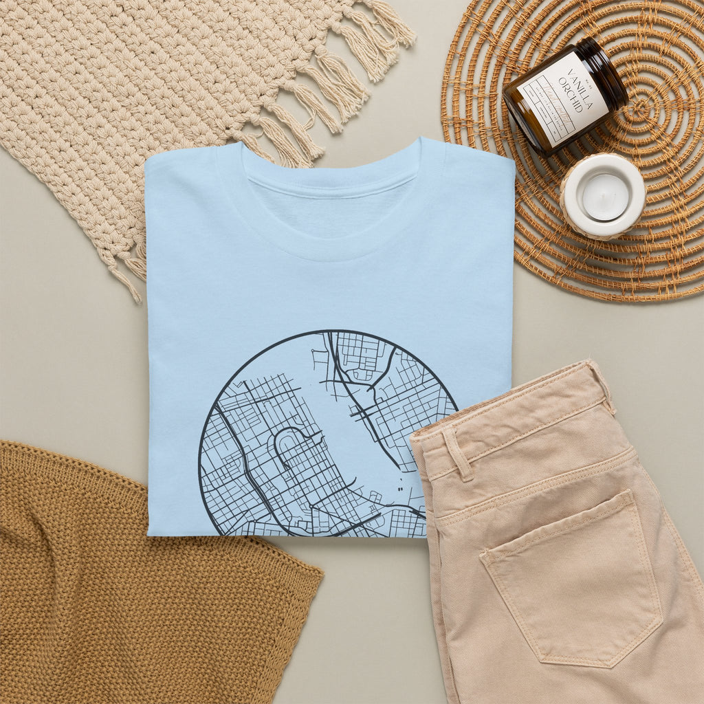 Nashville Street Map T-Shirt