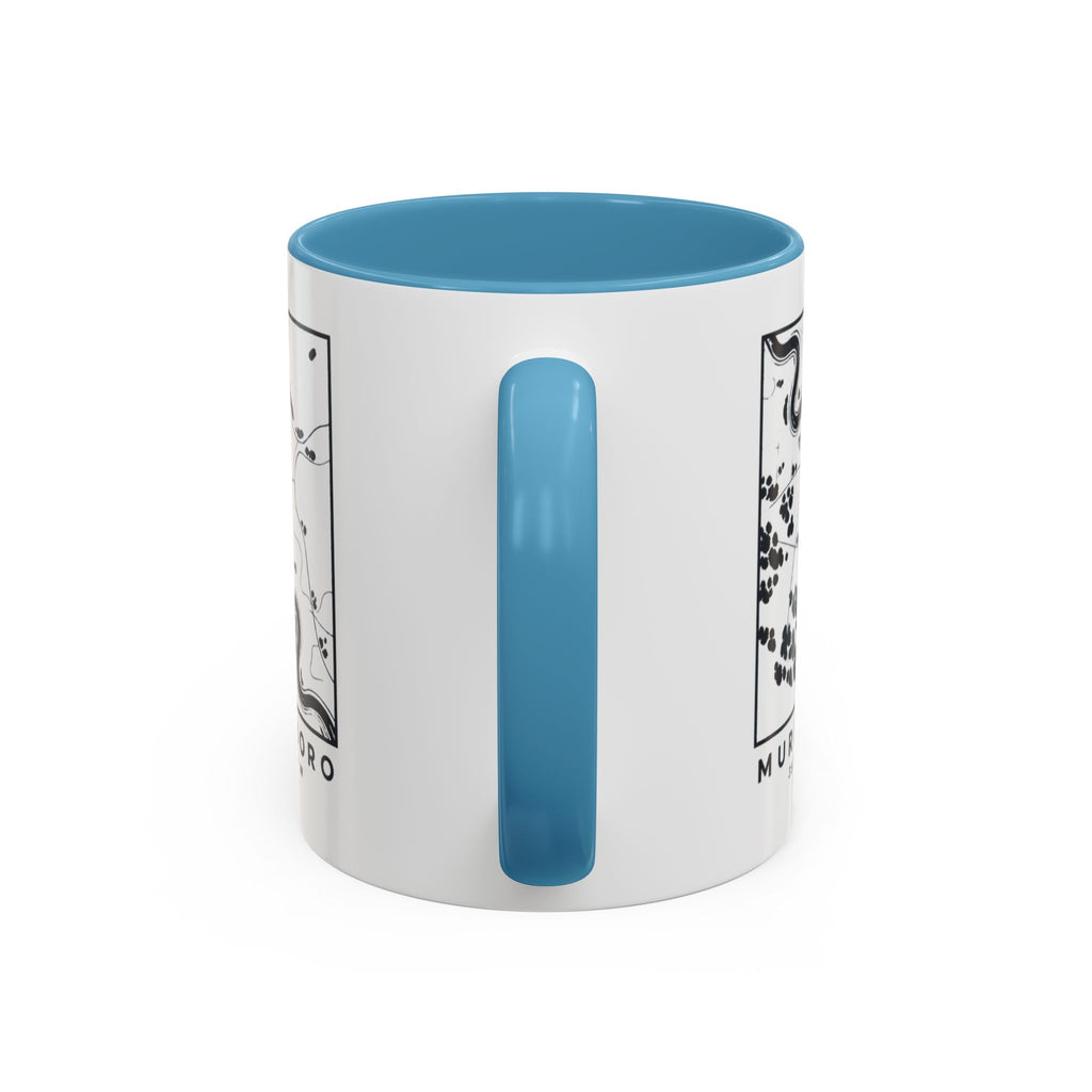 Murfreesboro Topo Map Accent Mug