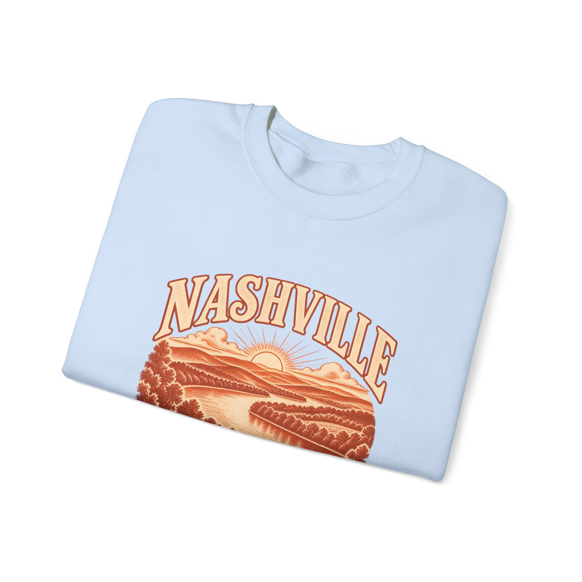 Nashville Engraved Valley Crewneck Sweatshirt