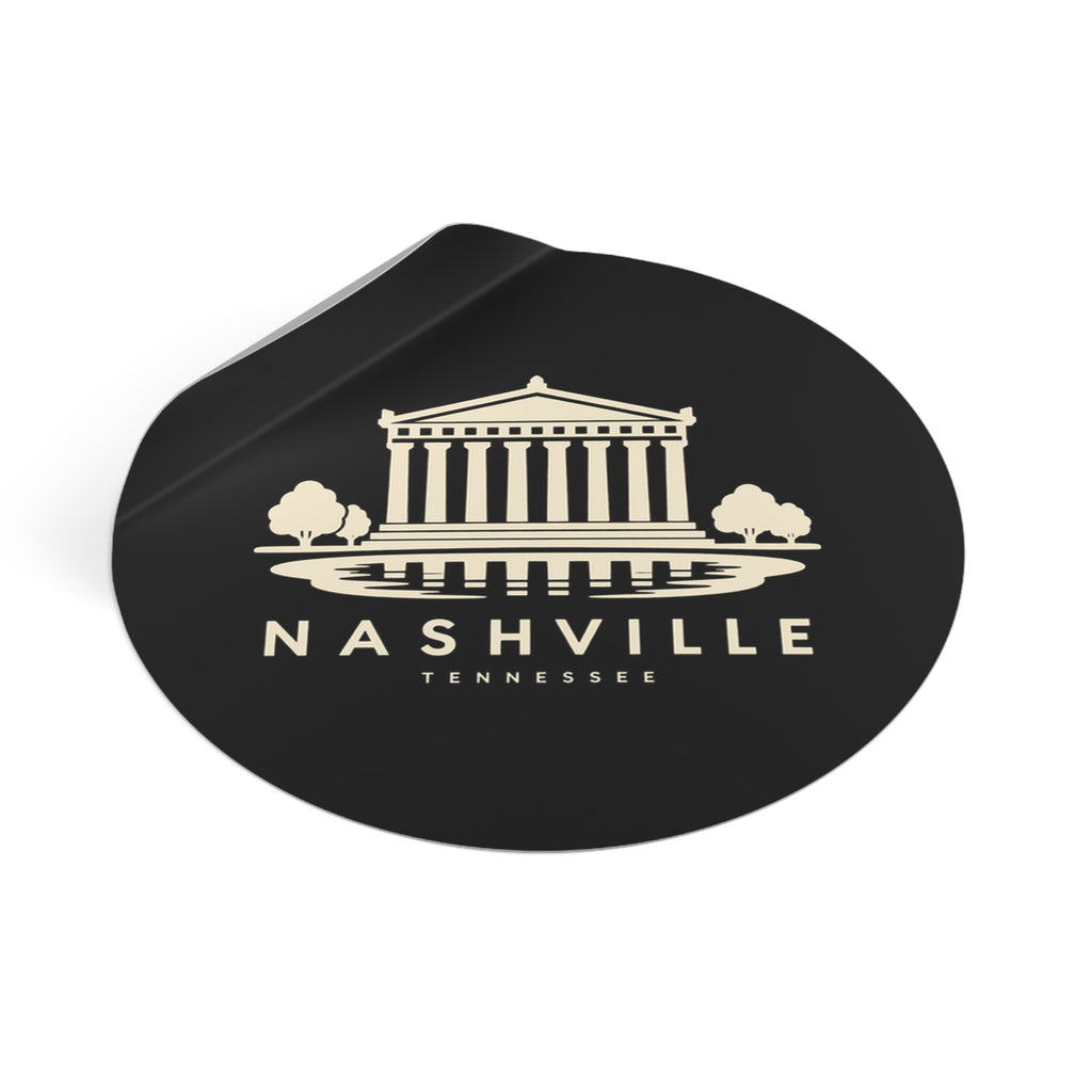 Nashville Parthenon Sticker (Black)