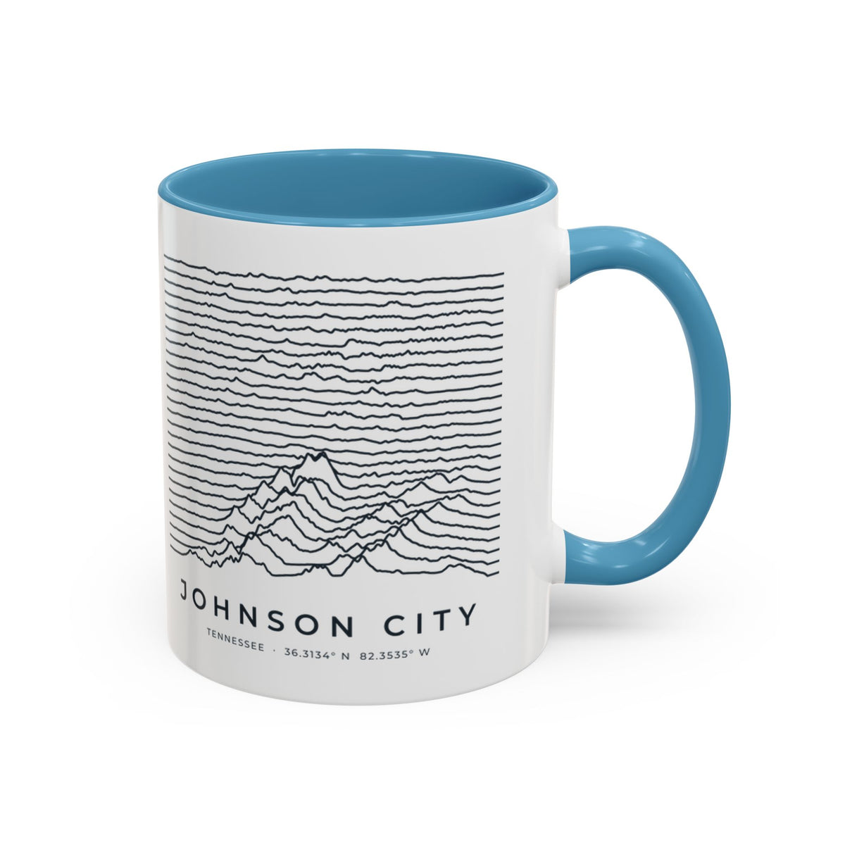 Johnson City Ridgeline Accent Mug
