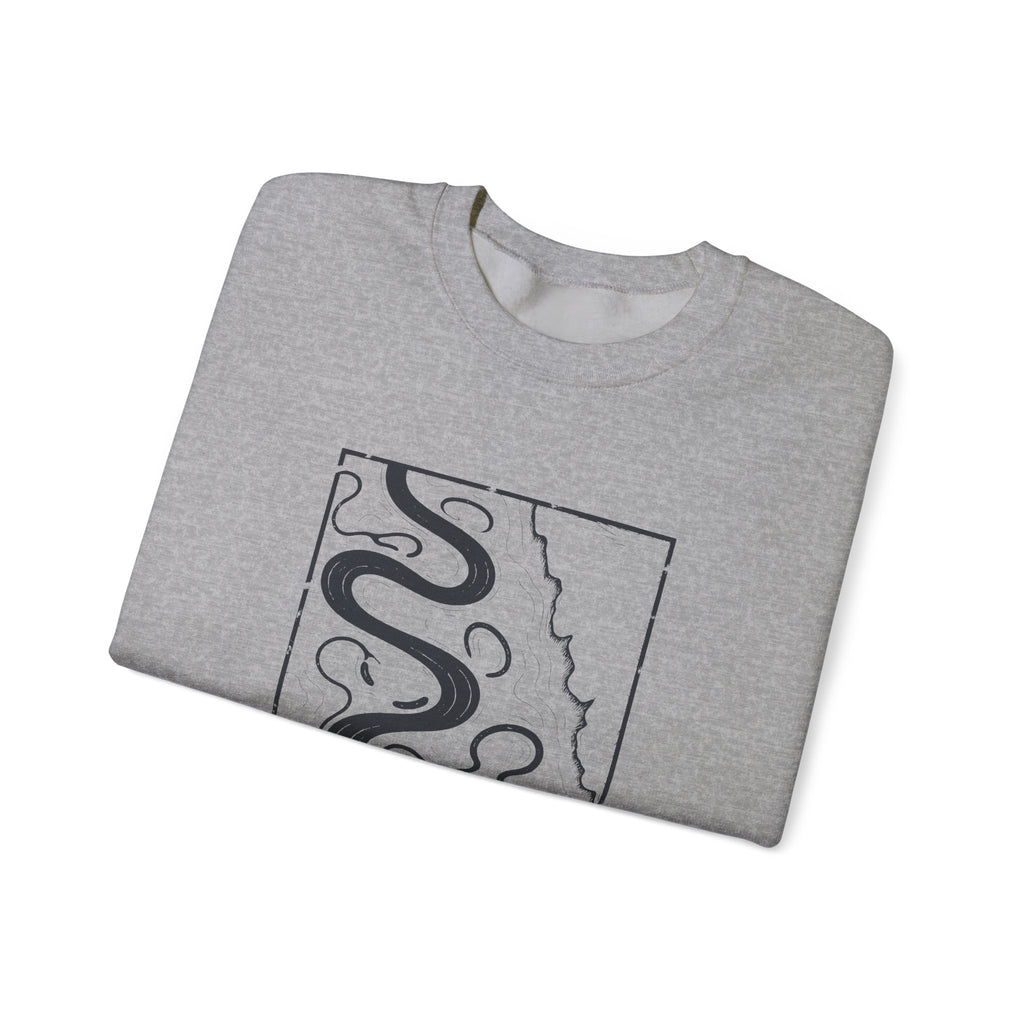 Memphis Topo Map Crewneck Sweatshirt