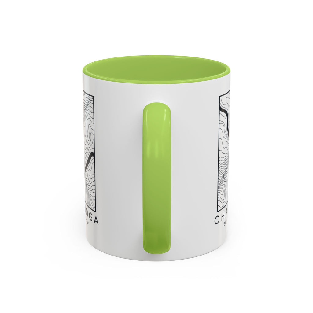 Chattanooga Topo Map Accent Mug