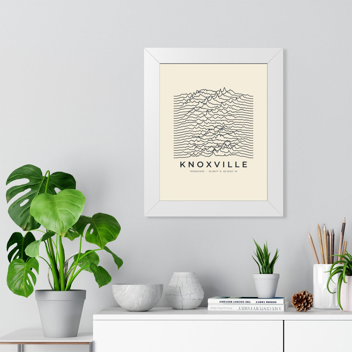 Knoxville Ridgeline Framed Print