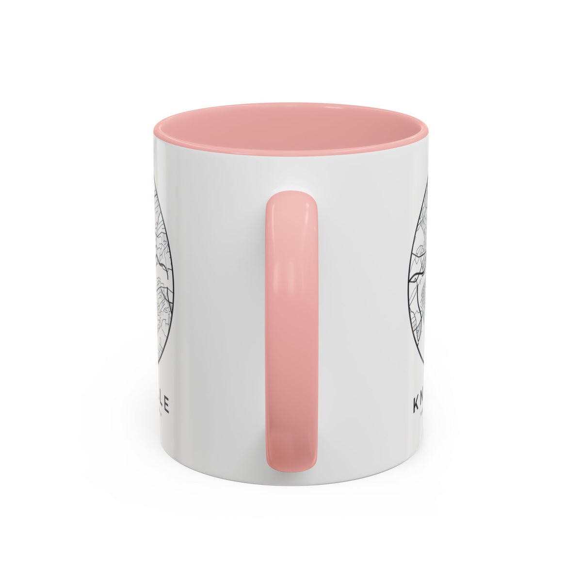 Knoxville Street Map Accent Mug