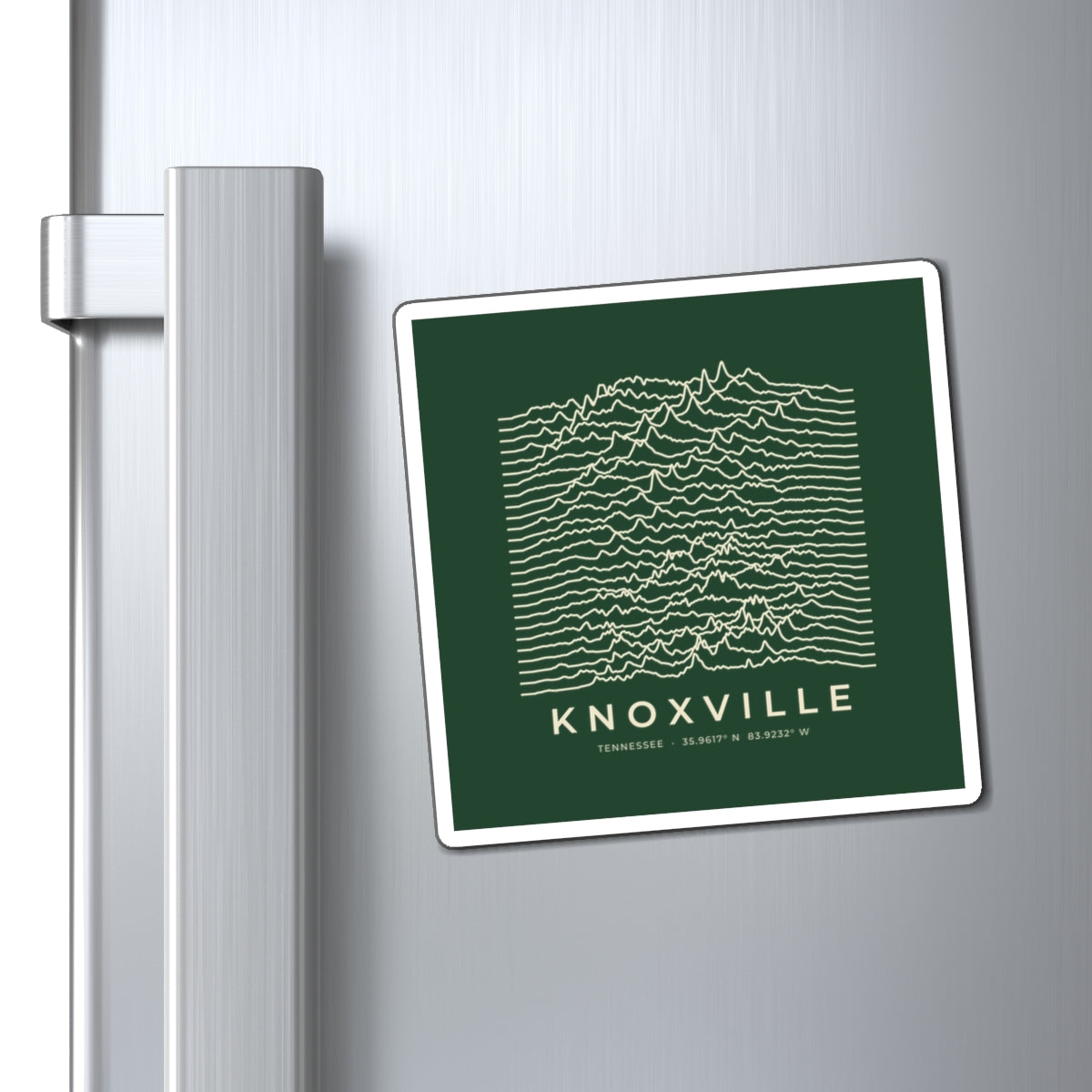 Knoxville Ridgeline Magnet (Forest Green)