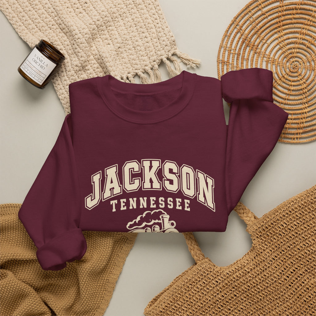 Jackson Vintage Varsity Crewneck Sweatshirt