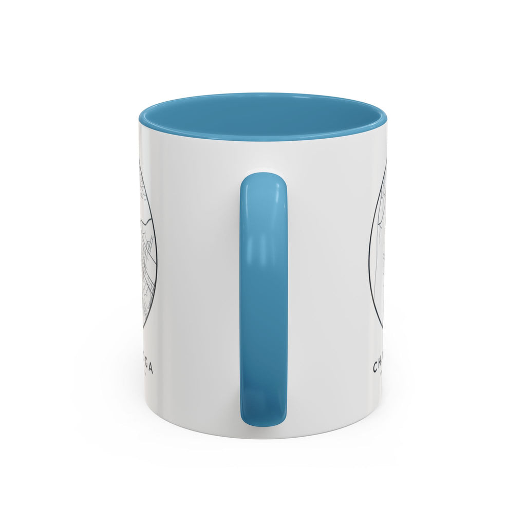 Chattanooga Street Map Accent Mug