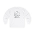 Nashville Street Map Long Sleeve T-Shirt